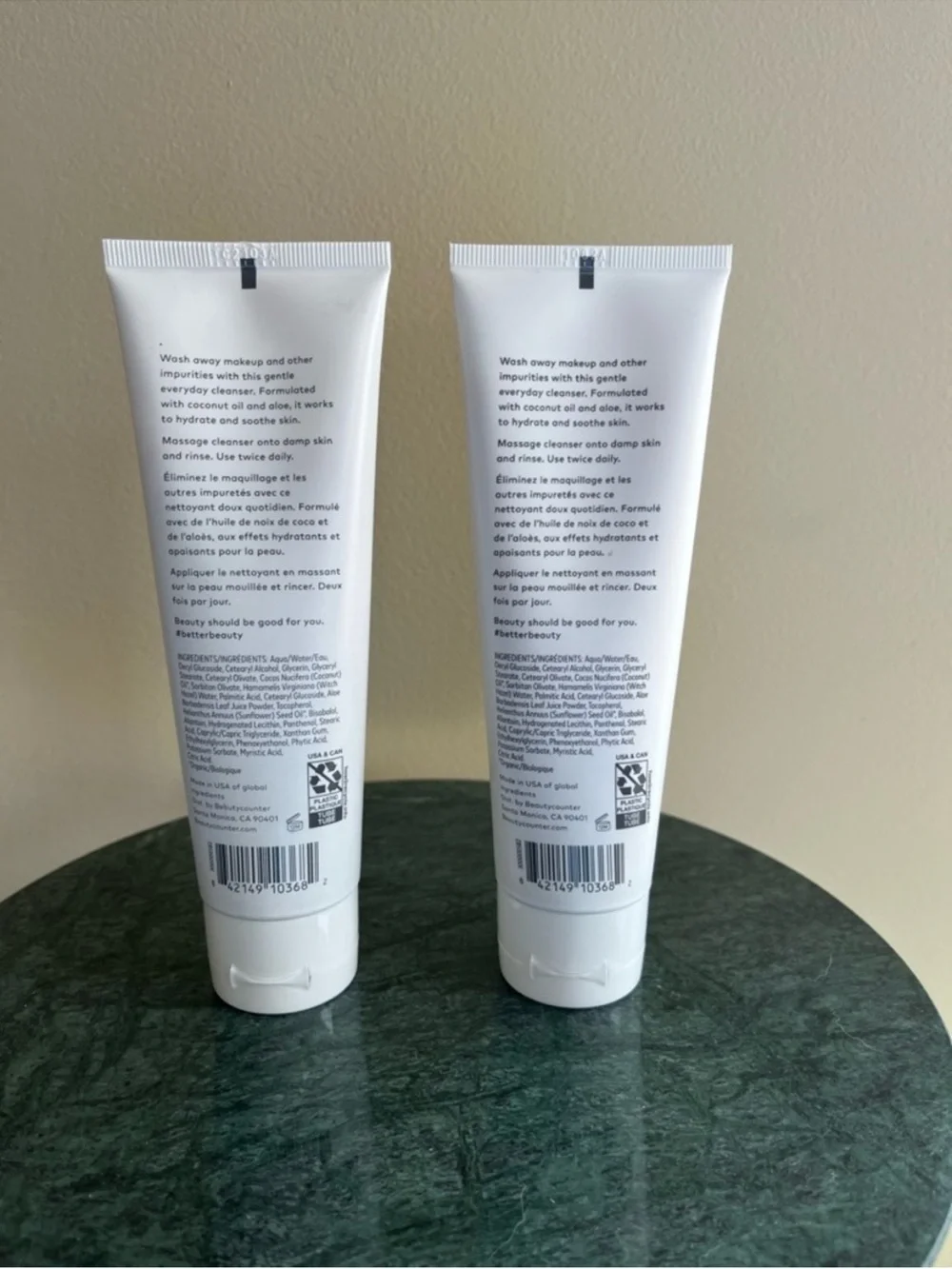 Two Beautycounter Counterstart Cococream Cleansers, new and sealed